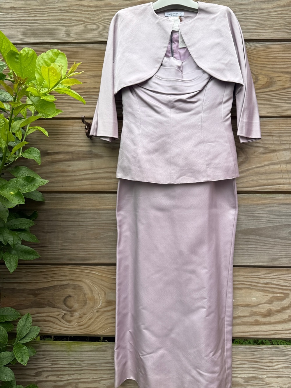Jacques Fath Silk 3-Piece Suit Paris Design House